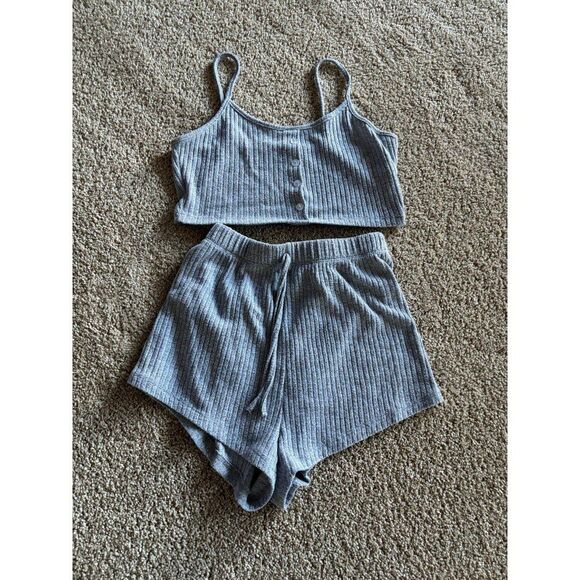 Ribbed pajama set - Picture 1 of 2